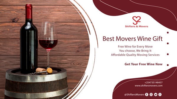 Best Movers Wine Gift: Get A FREE WINE!