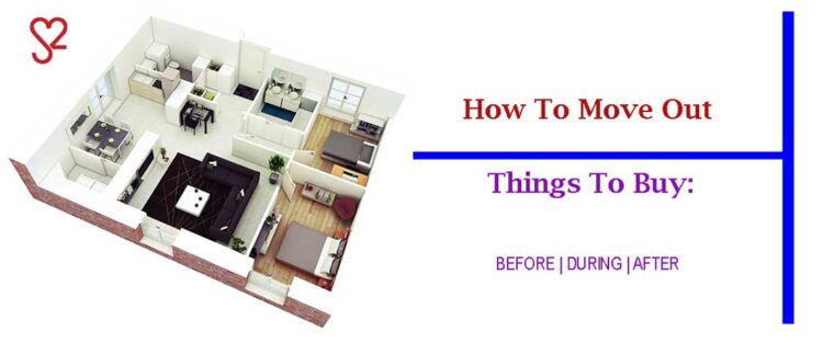 How to move out, Things to buy when moving out, Moving shopping list