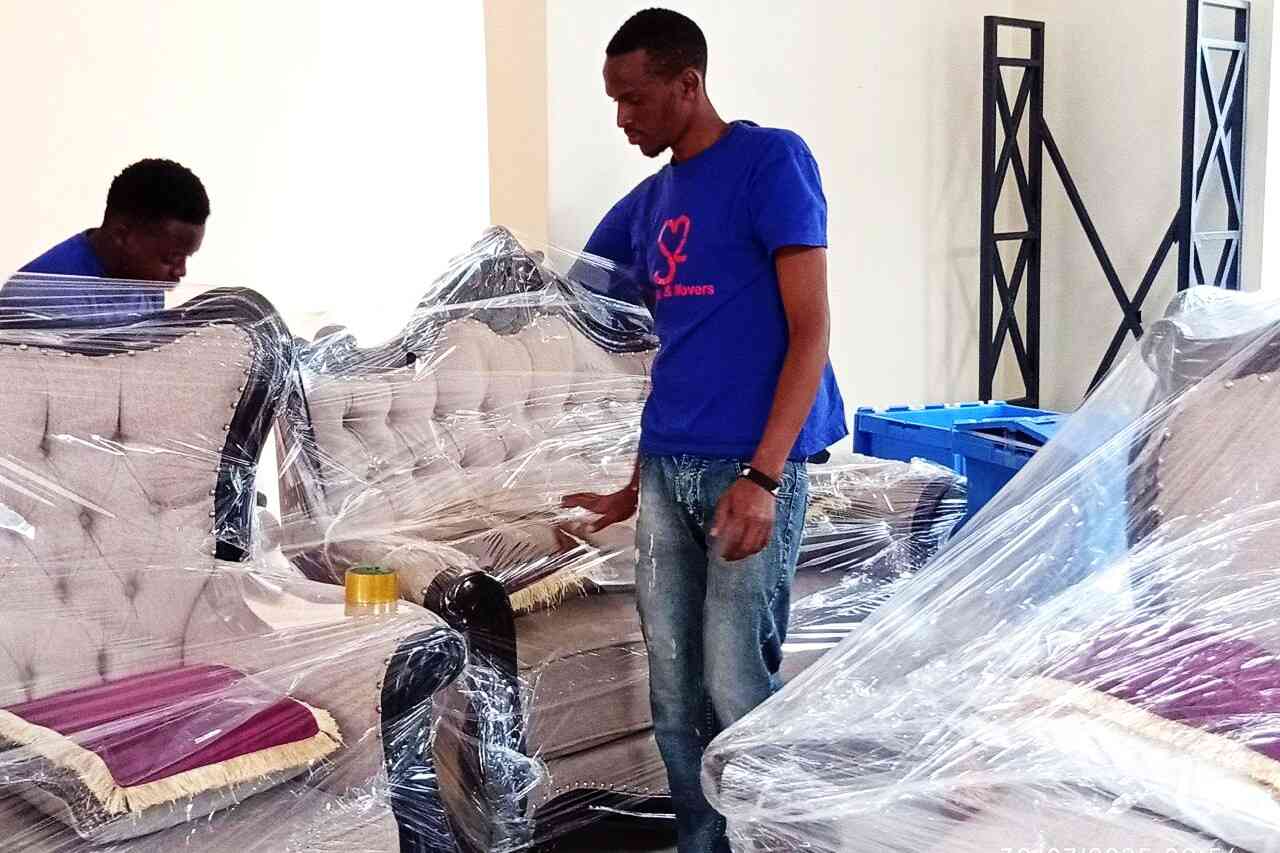 Shifters & Movers Pictorial, Relocation services in Kenya, Furniture wrapping services